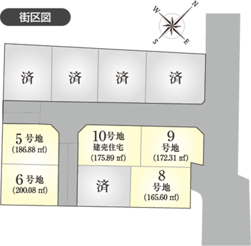 スマートタウンなかま街区図